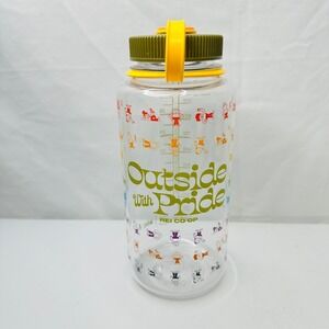 Nalgene Outdoor Water Bottle 32oz Clear with REI Coop Graphics